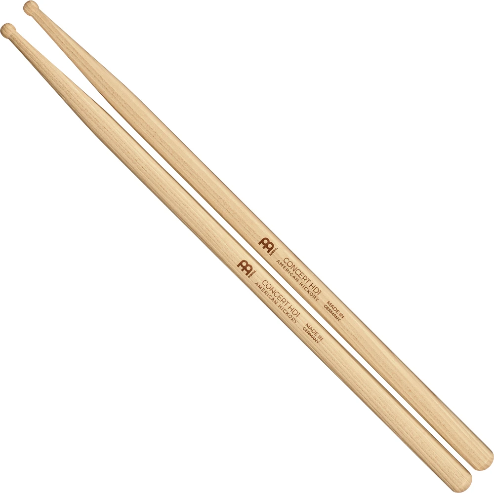 Meinl HD1 Heavy Hickory Round Wood Tip Stick